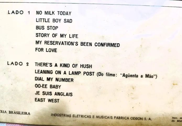 LP VINIL " HERMAN"S  HERMITS " - No  Milk Today - ODEON  -  1967 - Otimo  - Foto 5