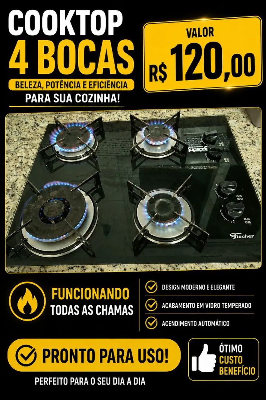 Fogão cocktop