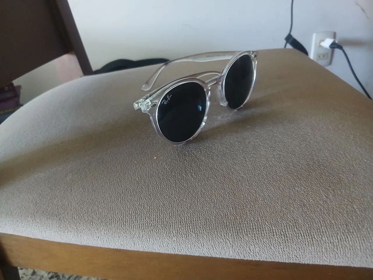 Óculos ray ban (Armação transparente). Original  - Foto 5