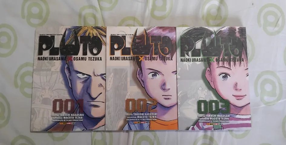 Mangá Pluto 1, 2 e 3