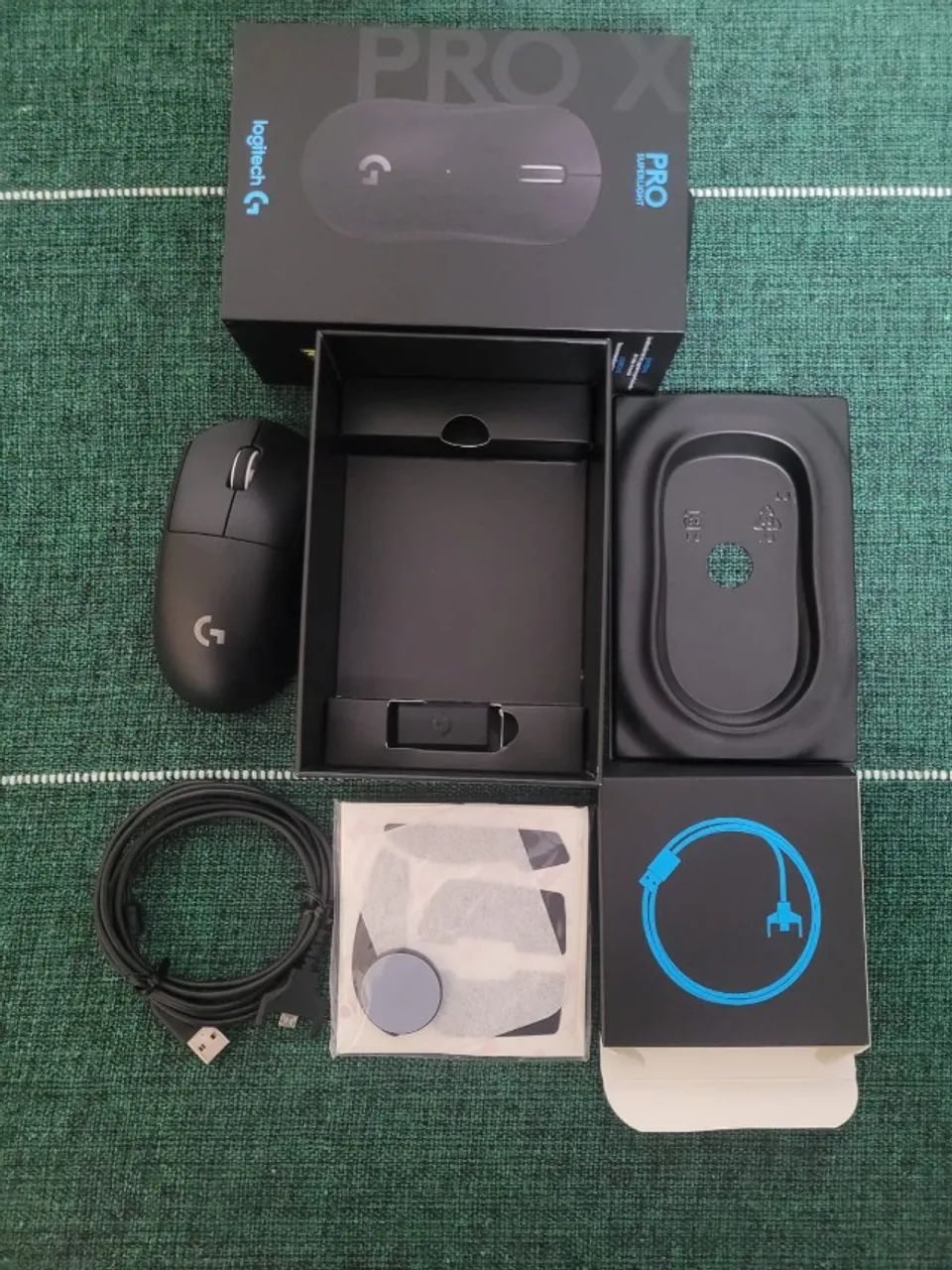Mouse Logitech G Pro X Superlight Lightspeed Preto - Foto 3