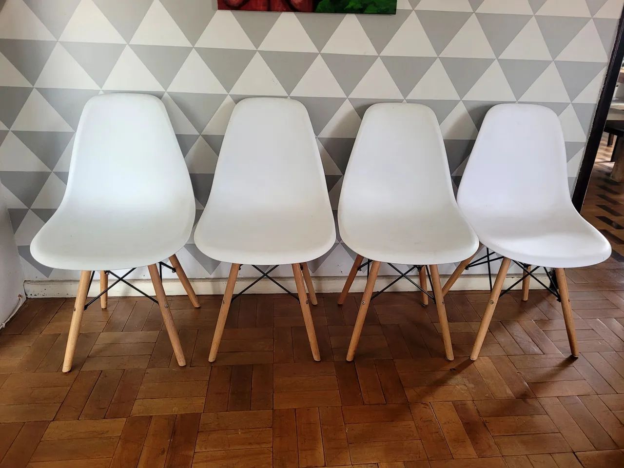 4 Cadeiras Eiffel - Branca