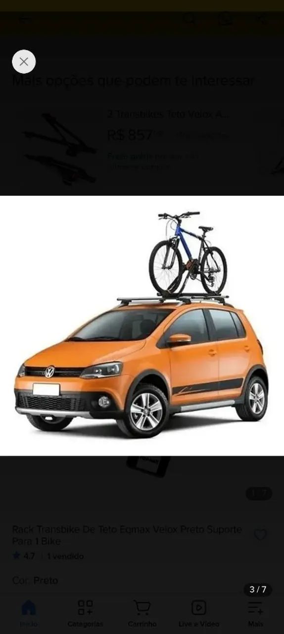 Suporte baike teto - Foto 3
