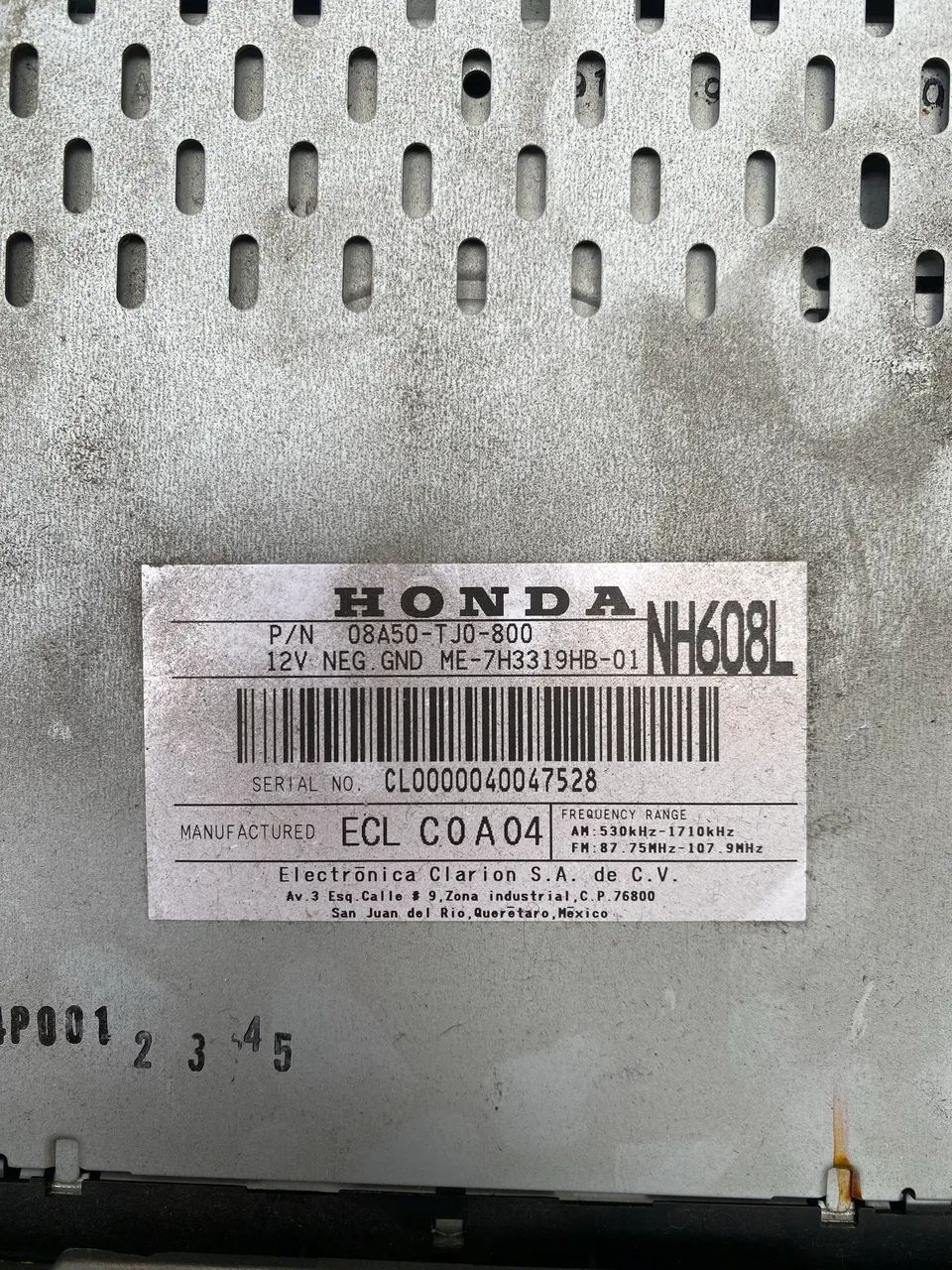 Som original Honda - Peças para carros, vans e utilitários