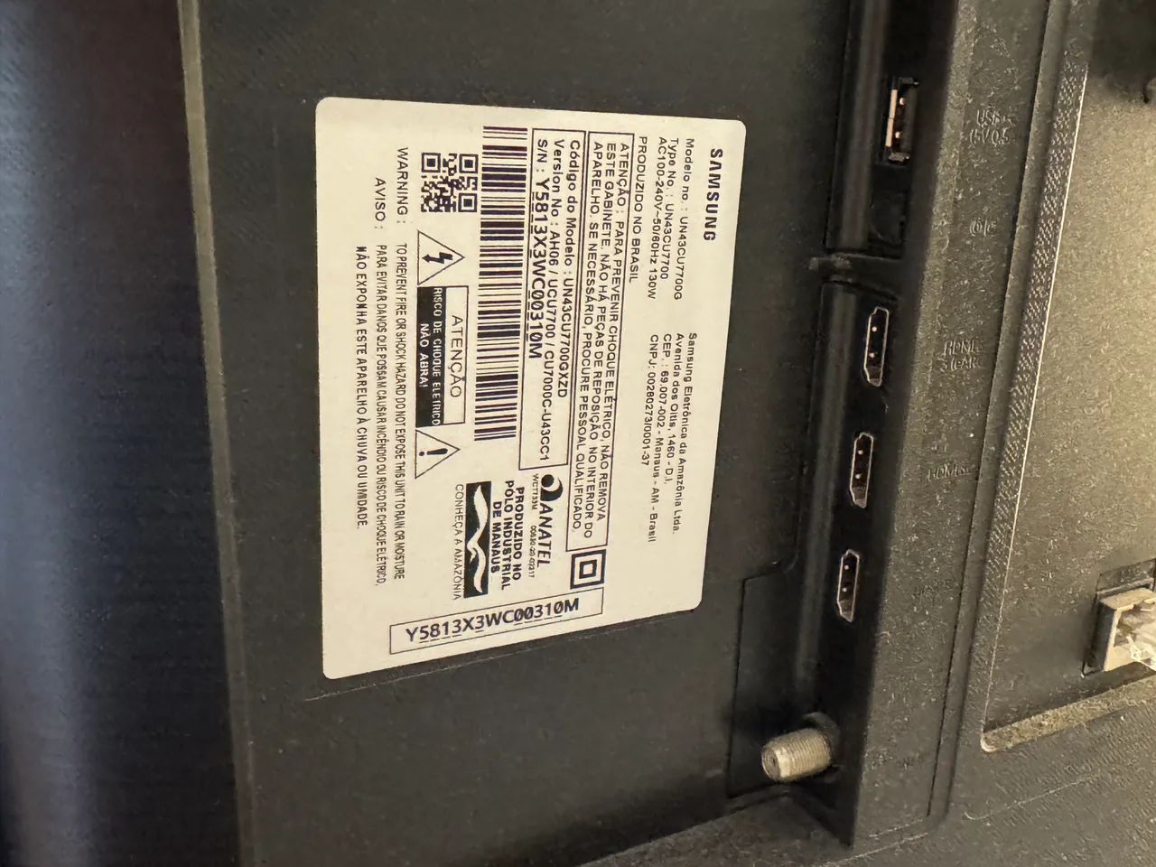 Tv Samsung Smart UHD 43 - Foto 2