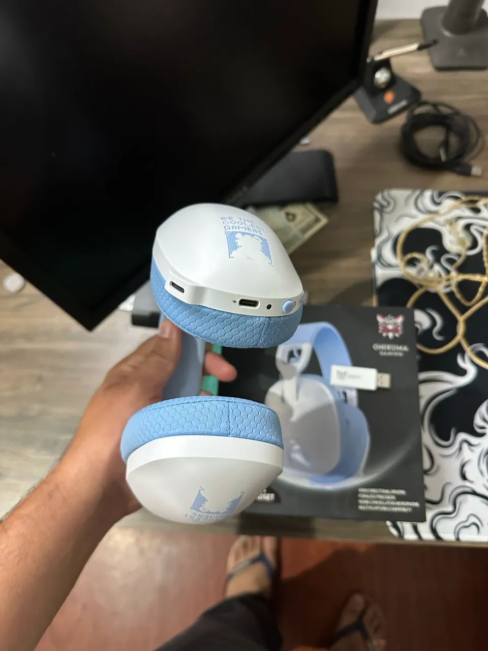 HEADSET GAMER SEM FIO ONIKUMA B2 - Foto 4
