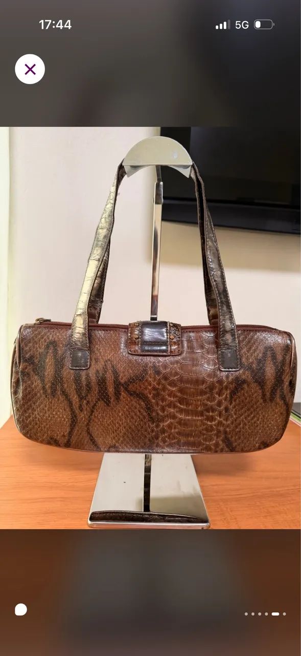 Bolsa baguete vintage Valentino  - Foto 4