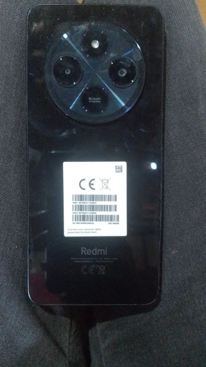 Celular redimi note 14c 256 gigas de memória
