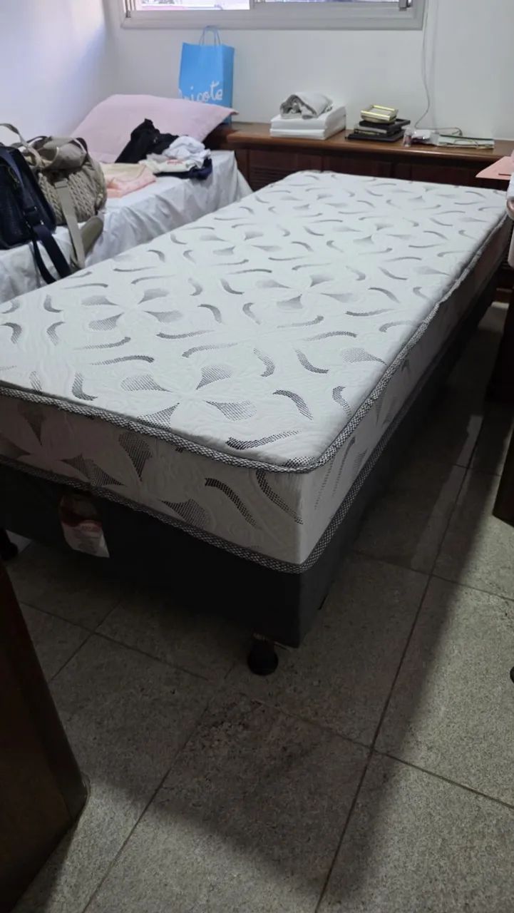 Cama Box Solteiro (Retirar na Praia do Canto)