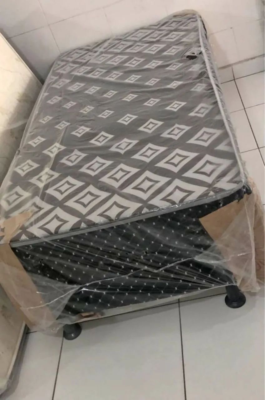 Cama Box solteiro zeus