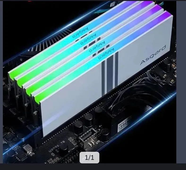 Memória Ram RGB 2x8gb 3600mhz  DDR4 ASGARD Valkyrie ( LACRADA ) - Foto 5