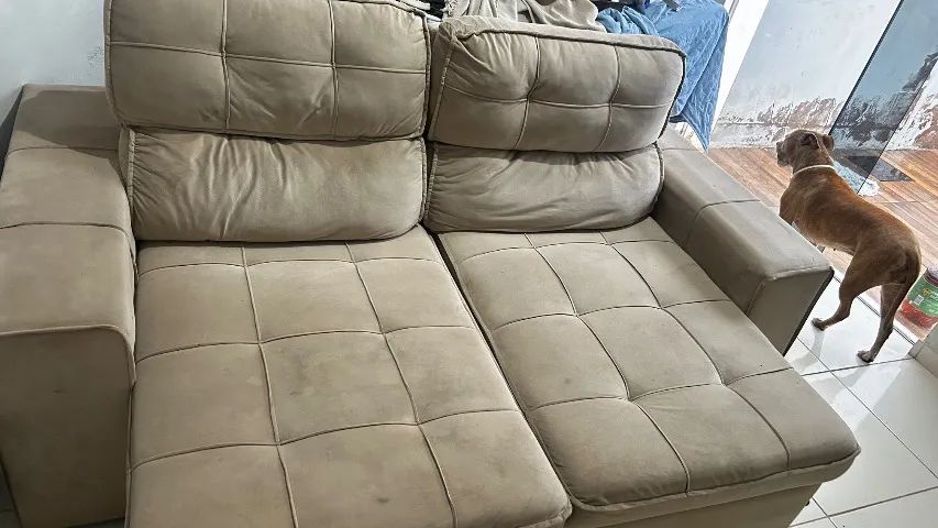 sofá retratil 2 lugares  - Foto 2