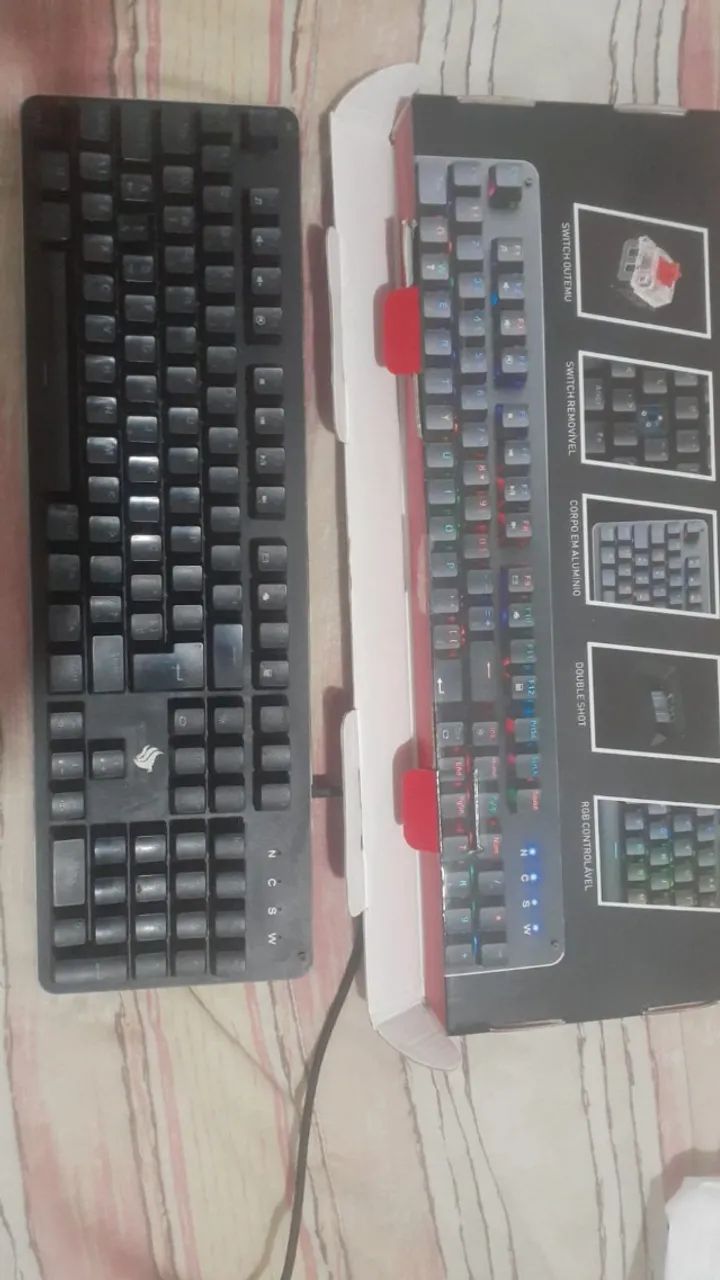 Teclado Gamer 100% Mecanico Anti Ghost - Foto 2