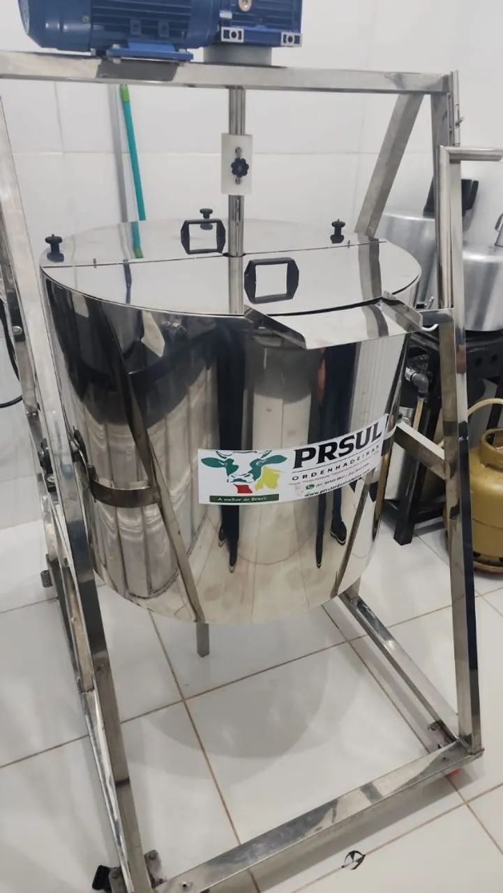 Tacho de cozimento e aquecimento 150lt - PRSUL ORDENHADEIRAS  - Foto 3