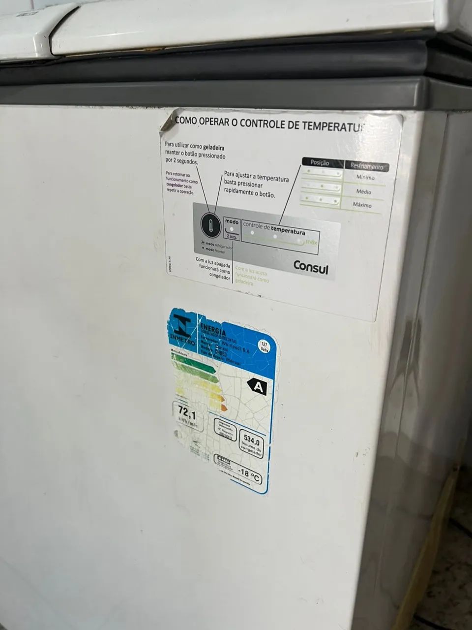 Freezer horizontal cônsul 2 portas  - Foto 5
