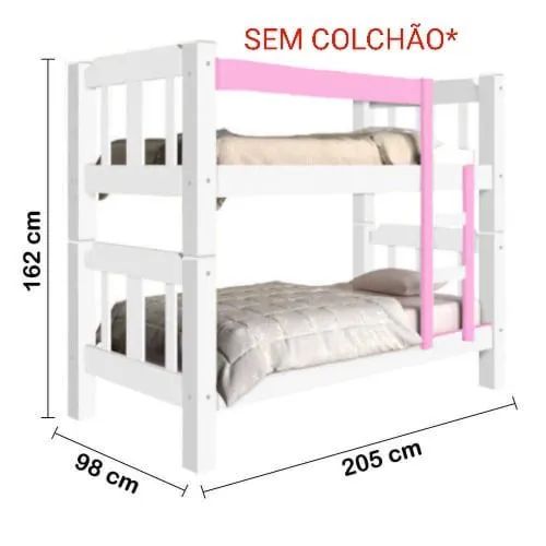 Beliche VERA Branco/Rosa  - Foto 4