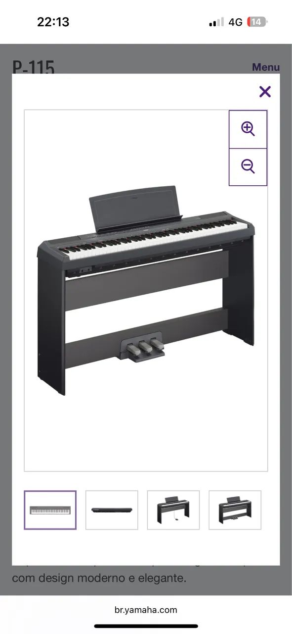 piano digital yamaha p 115