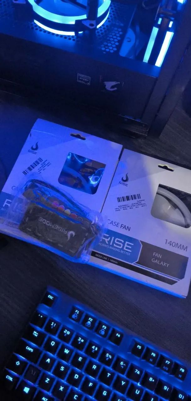 Fans e controladora rise mode