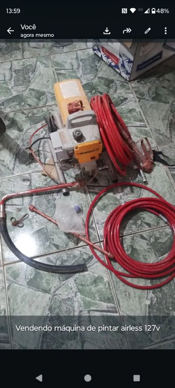 Máquina de pintar airless 