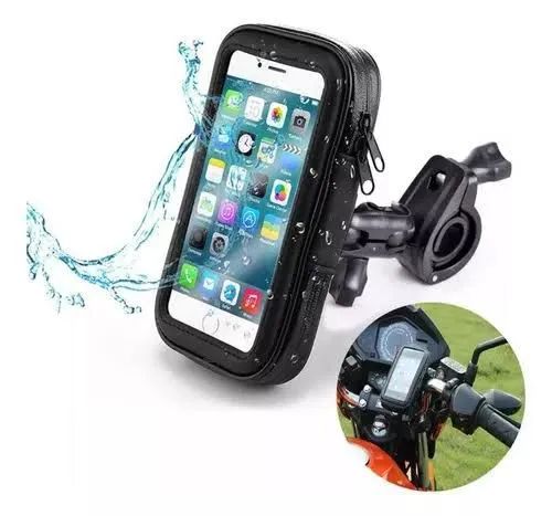 Suporte para celular moto e bike prova d'água 