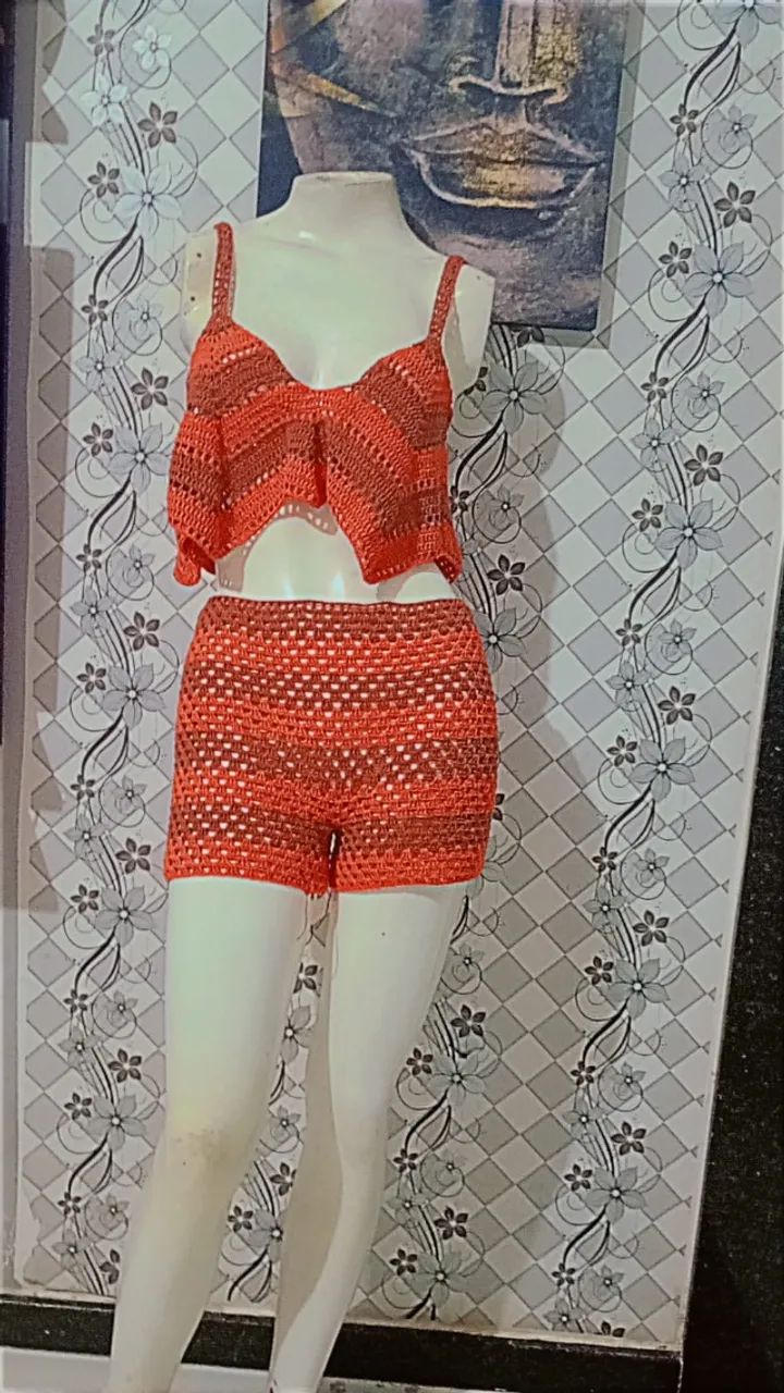 Roupa em crochê  - Foto 3