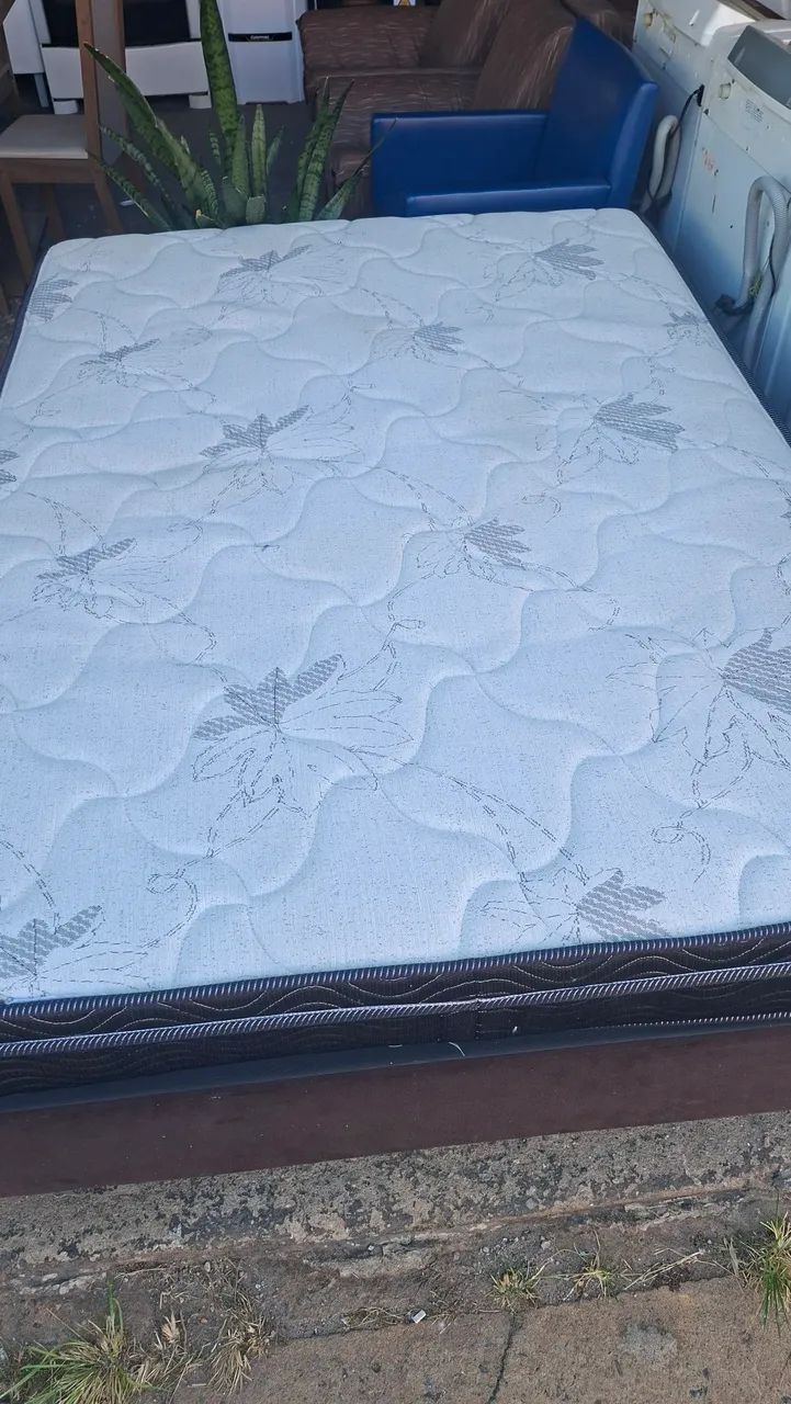 Cama box casal ortobom molas ensacadas bambu  - Foto 3