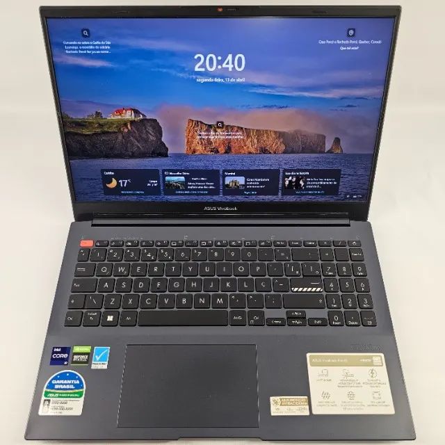 Notebook Asus Vivobook K6502HC i9-11900H + 1tb + 16gb + 15,4