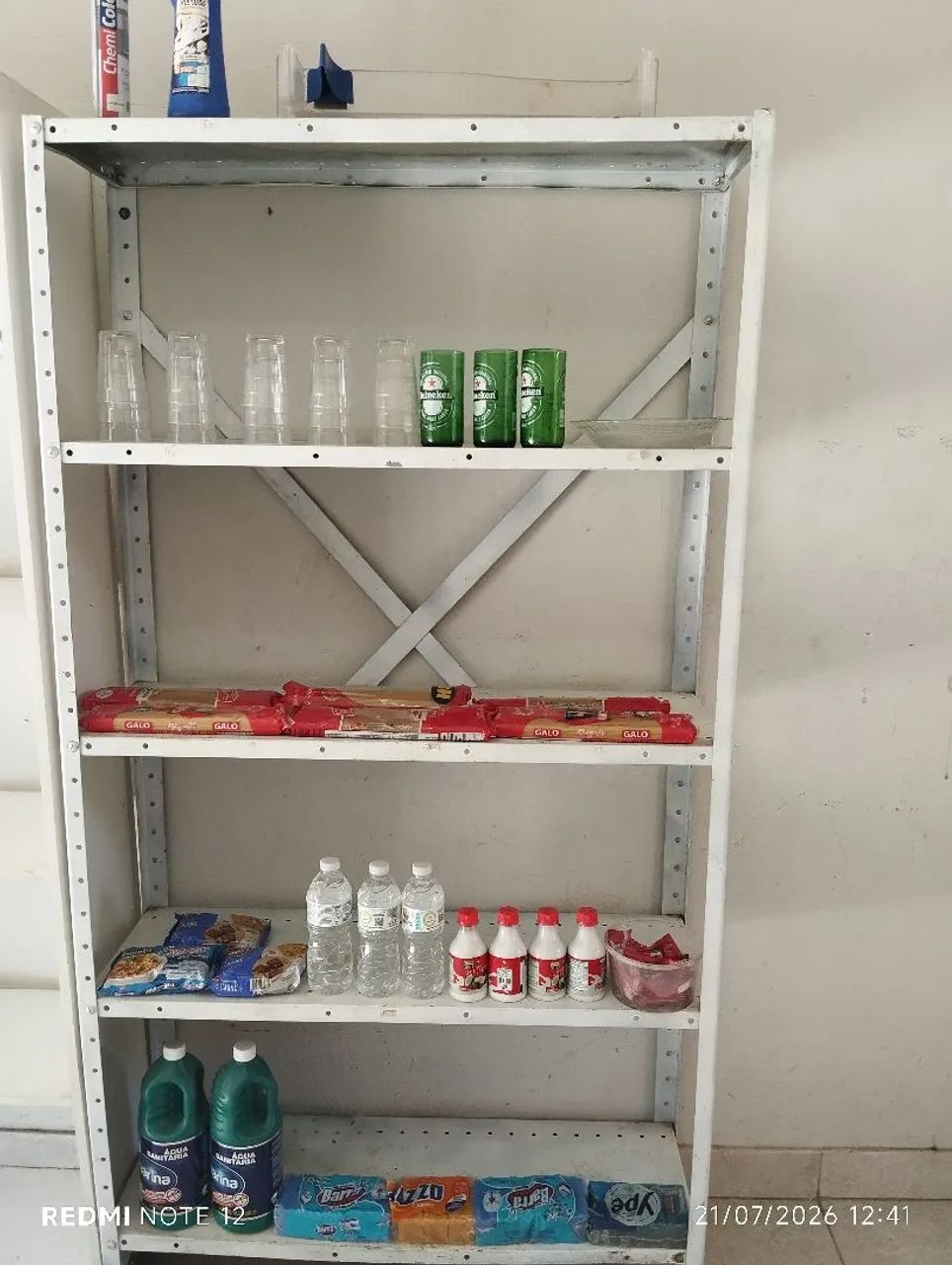 Prateleira de aço para comércio 