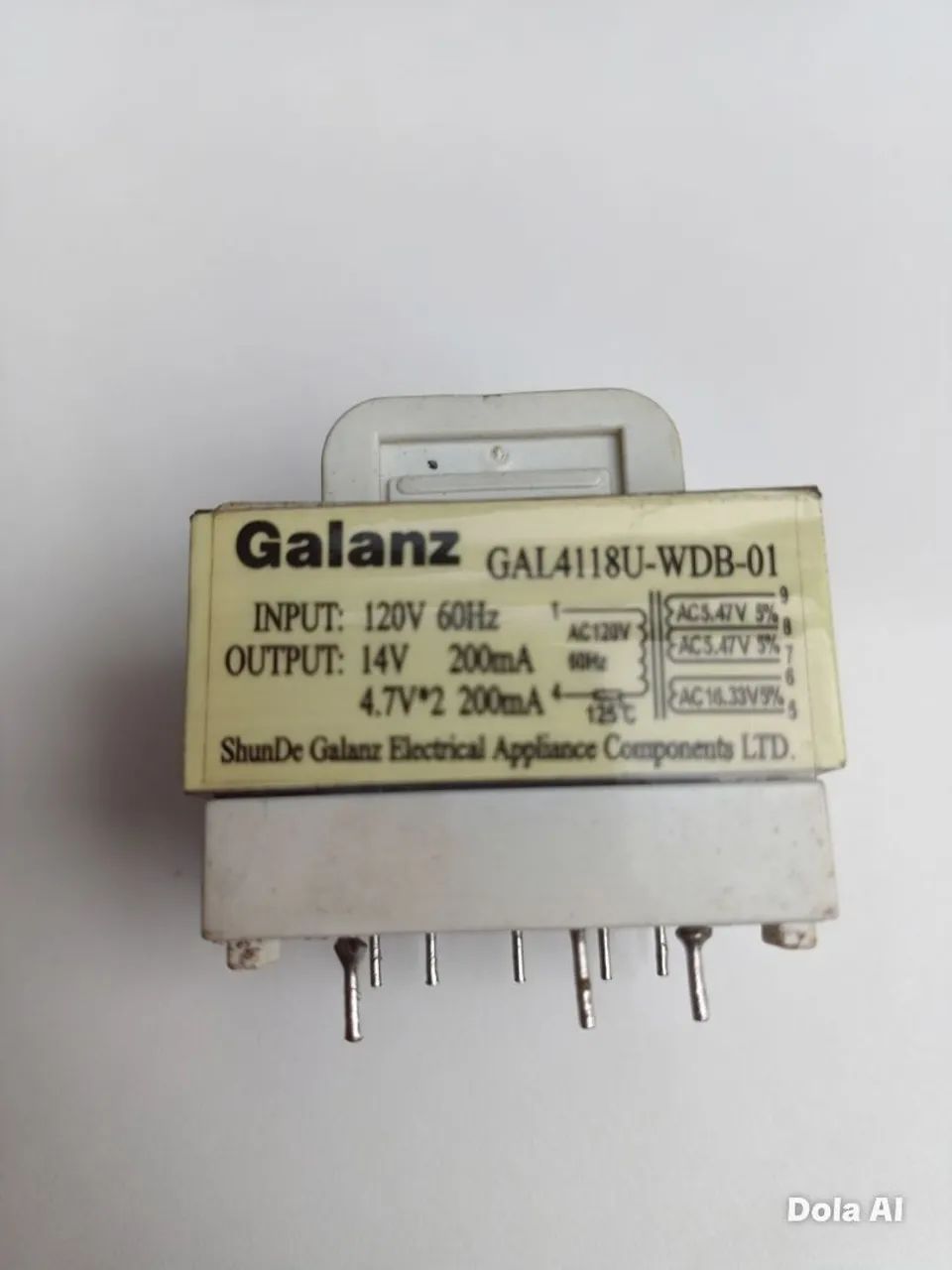 Transformador da placa Frontal do microondas Cônsul e outras marcas 