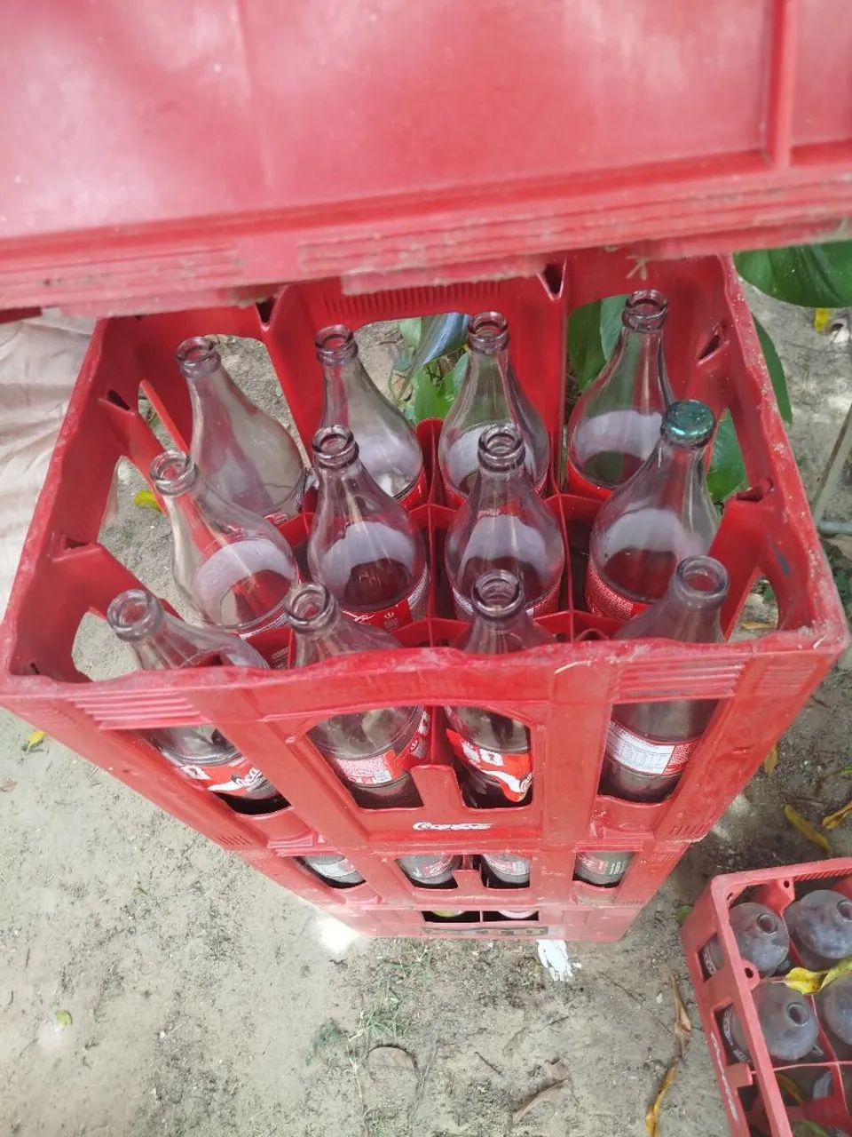 Caixas de coca cola e caixa Guaraná 