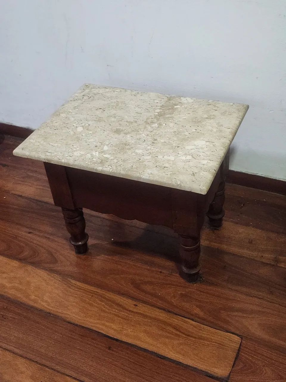 Mesa Madeira Maciça/Rústica com Mármore ( Antiguidade )65570167305859120