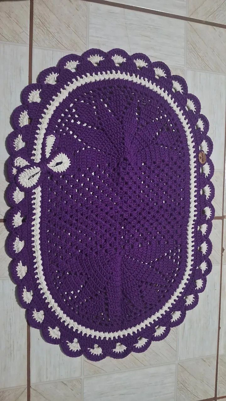 Tapete de crochê 