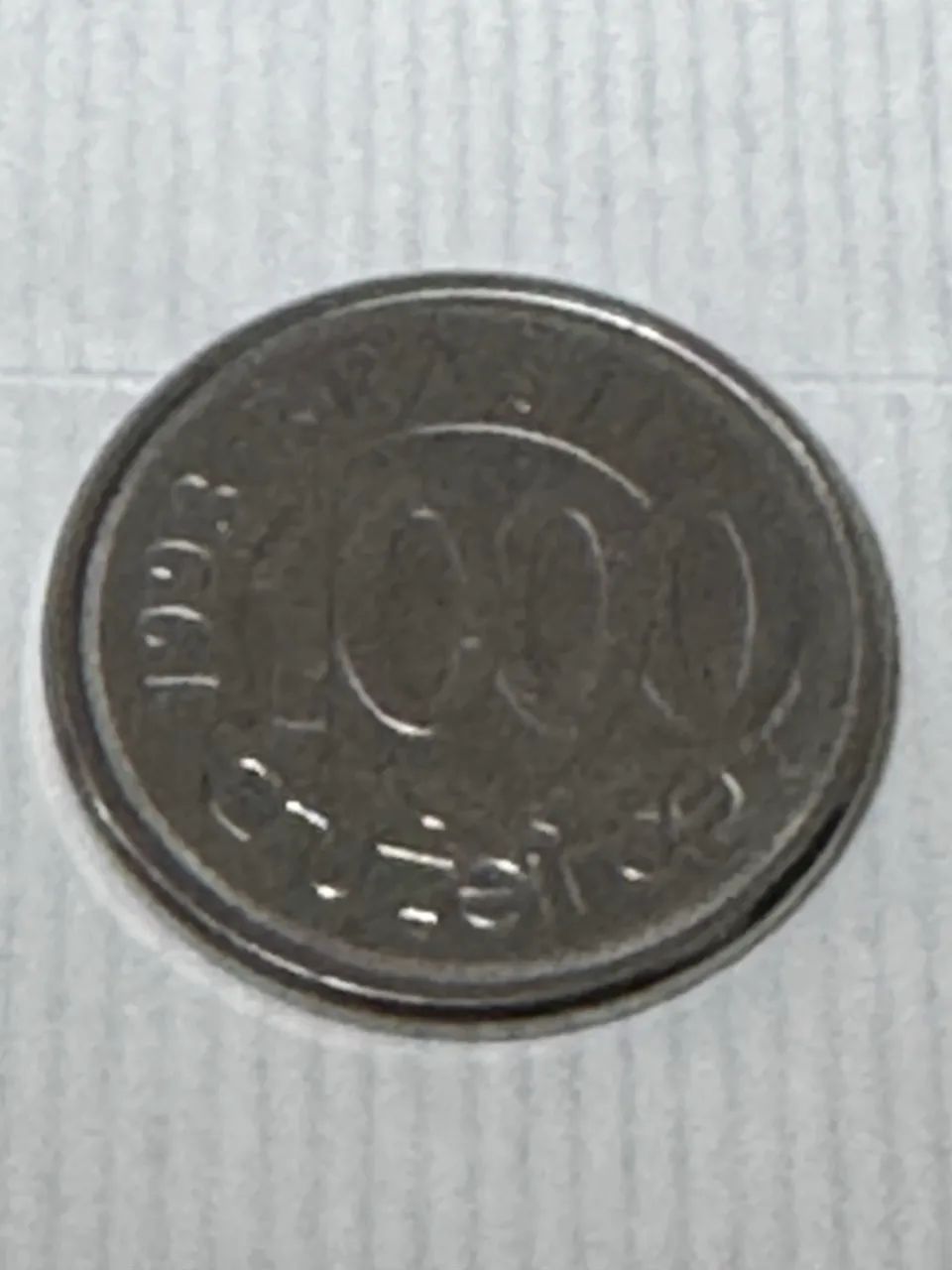 Moeda 1000 acara 1993 valor 30.00