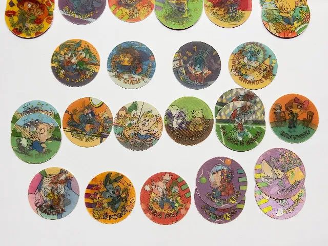 Lote Magic Tazos Tiny Toon Elma Chips (1997) - 33 Peças - Foto 4