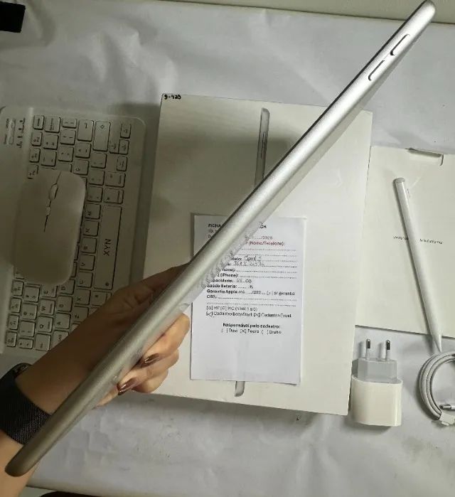 iPad 9 64GB Prata Completo - Perfeito Estado - Envio OLX Pay - Faço Troca e Parcelo 18x - Foto 3