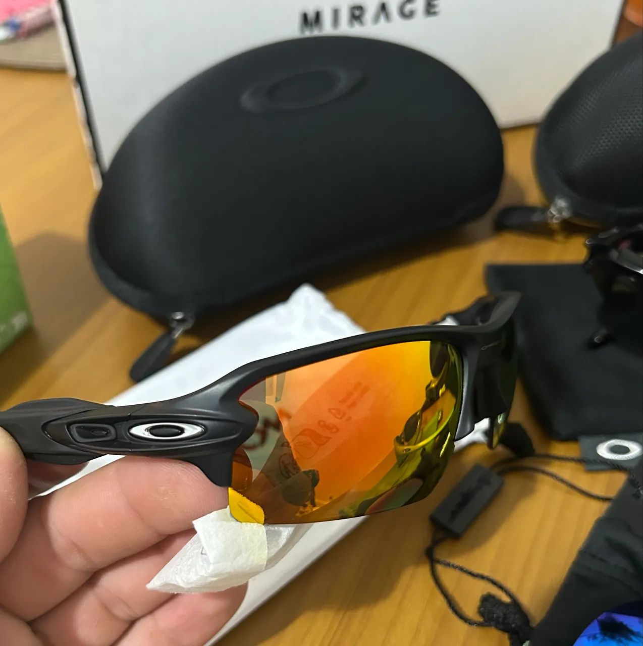 Óculos Oakley Flak 2.0 XL Prizm Black Polarized - Foto 2