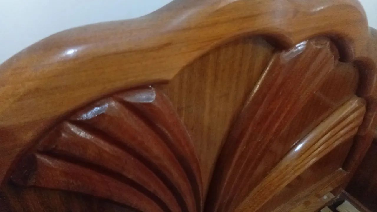 Cama de casal(maciça) 2 mesinhas cabeceira  - Foto 4