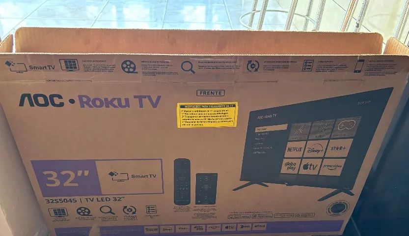 Tv AOC 32 POLEGADAS SMART SISTEMA ROKU - Foto 3