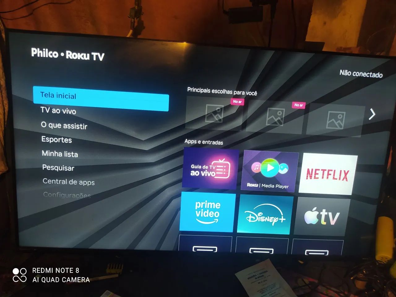 tv Smart Philco roku 50 polegadas - Foto 2