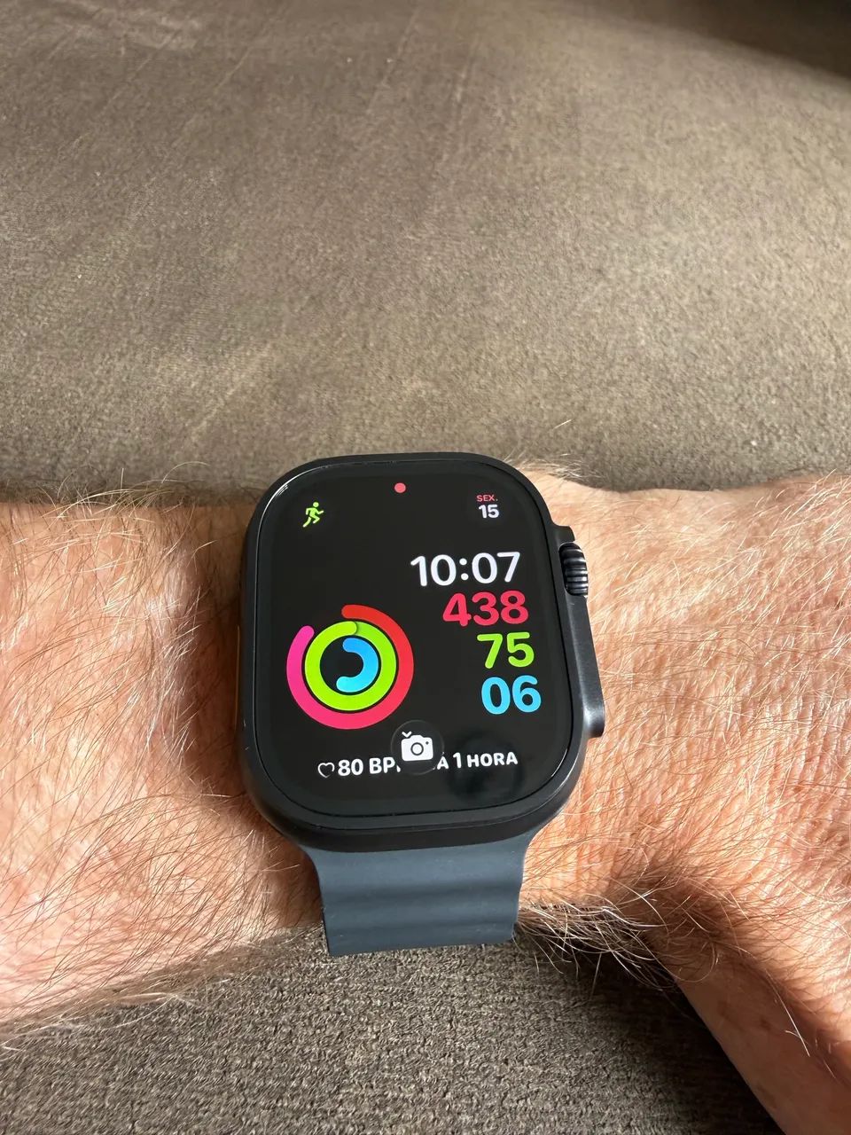 Apple Watch Ultra 2 Preto e Pulseira Ocean Preto - Smartwatches