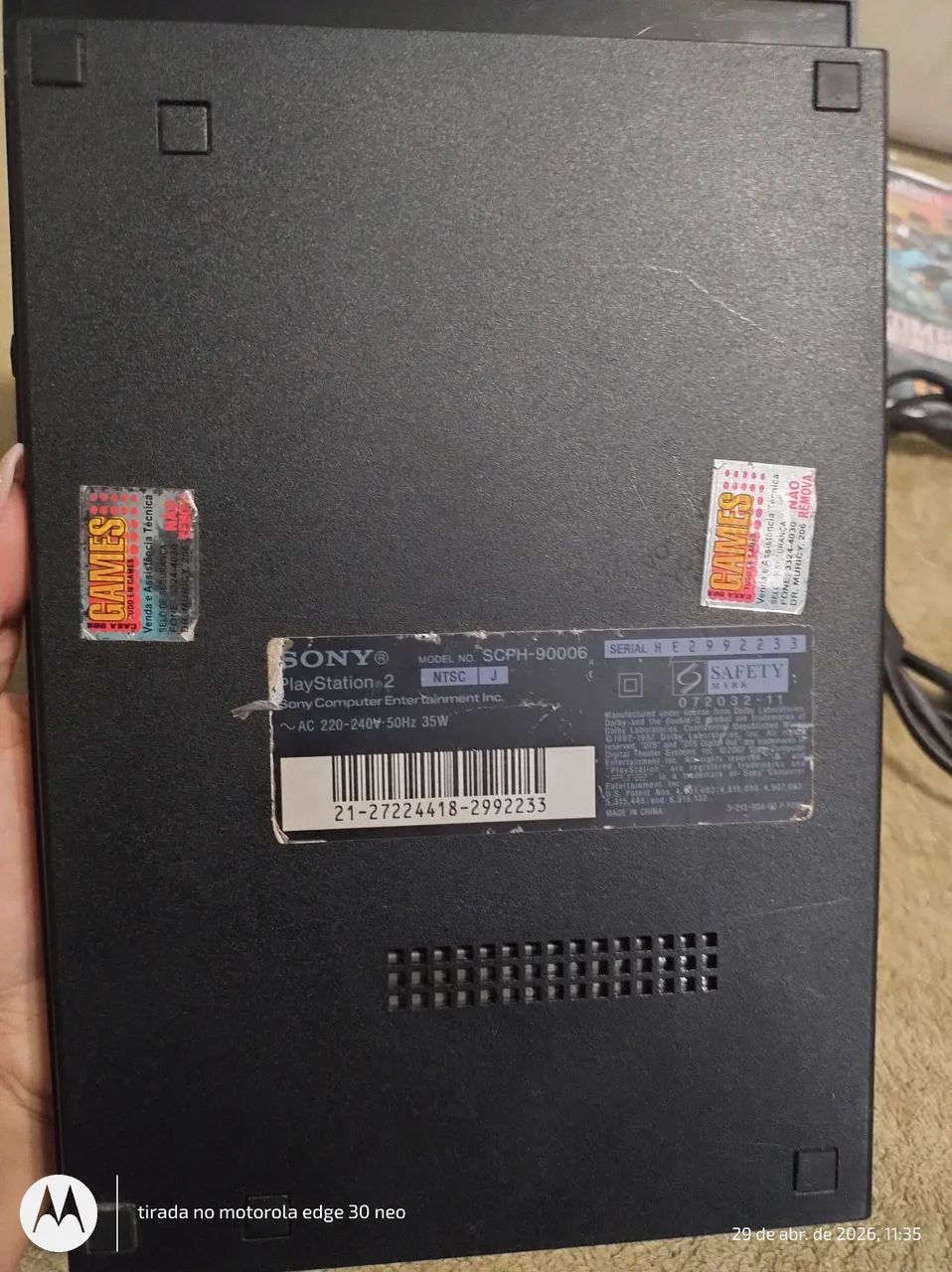 Playstation 2 slim completo funcionando perfeitamente  - Foto 3