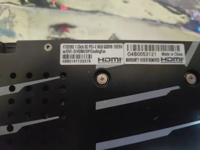 RTX 2060 6GB NVIDIA - Excelente Estado | Testada e Funcionando Perfeitamente - Foto 3