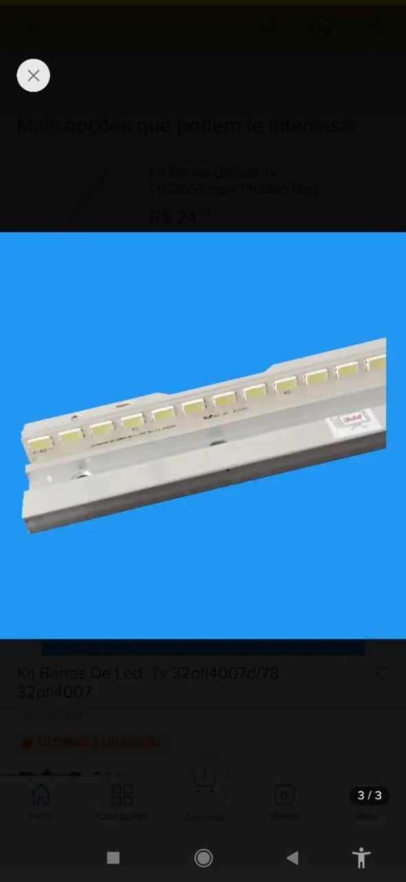 LED Philips tv 32PFL4007D/78 - Foto 4