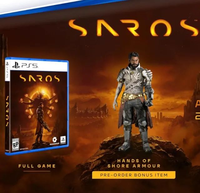 Jogo PS5 Saros Mídia Física + Item Bonus Pré-Venda - Jogos de