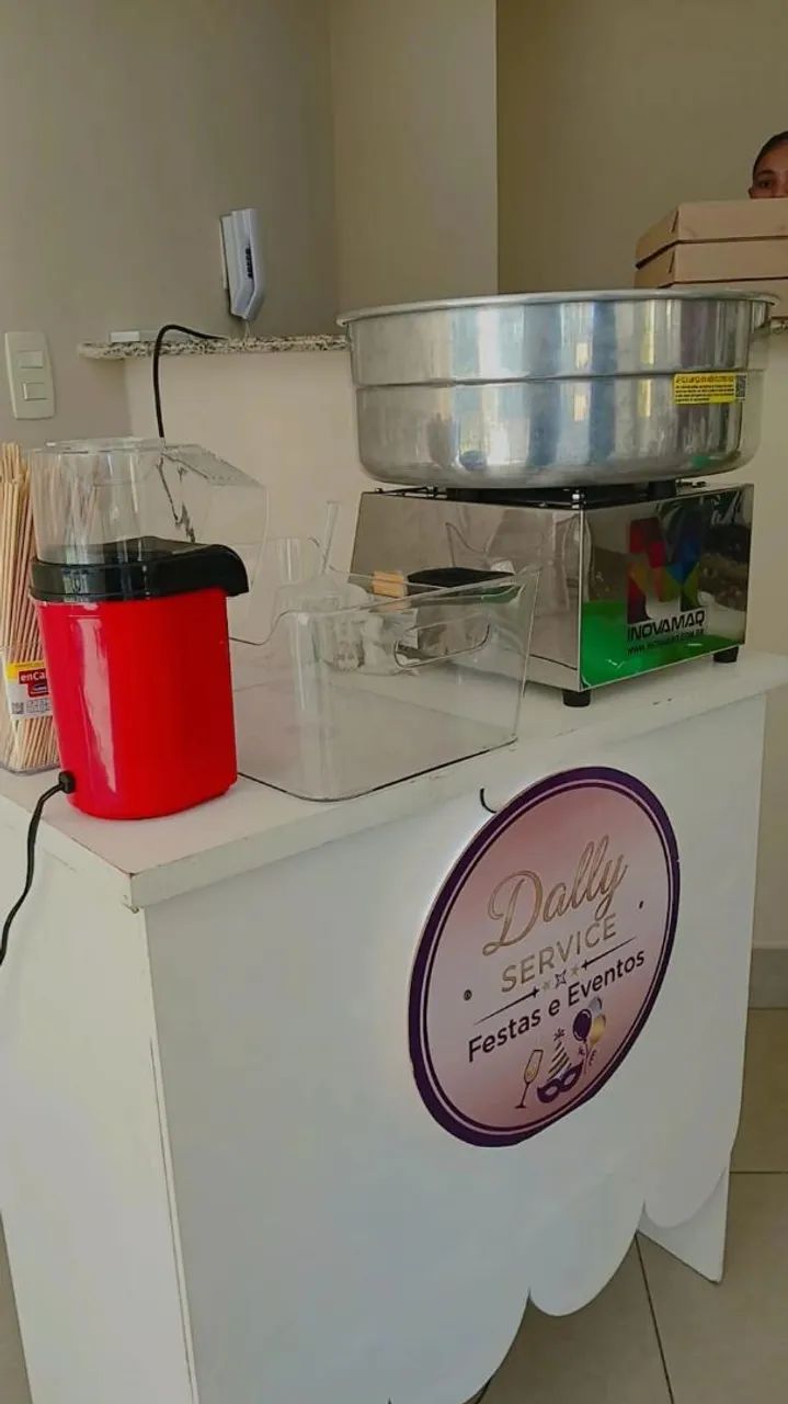 Pipoca e algodão doce 