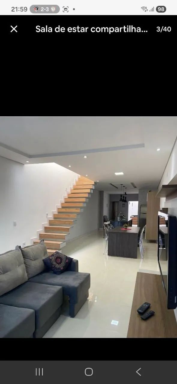 Casa sobrado locação 3 quartos