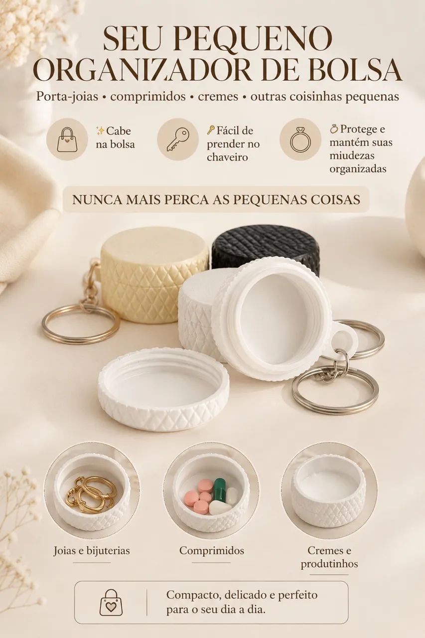 Chaveiro porta joias - Foto 2