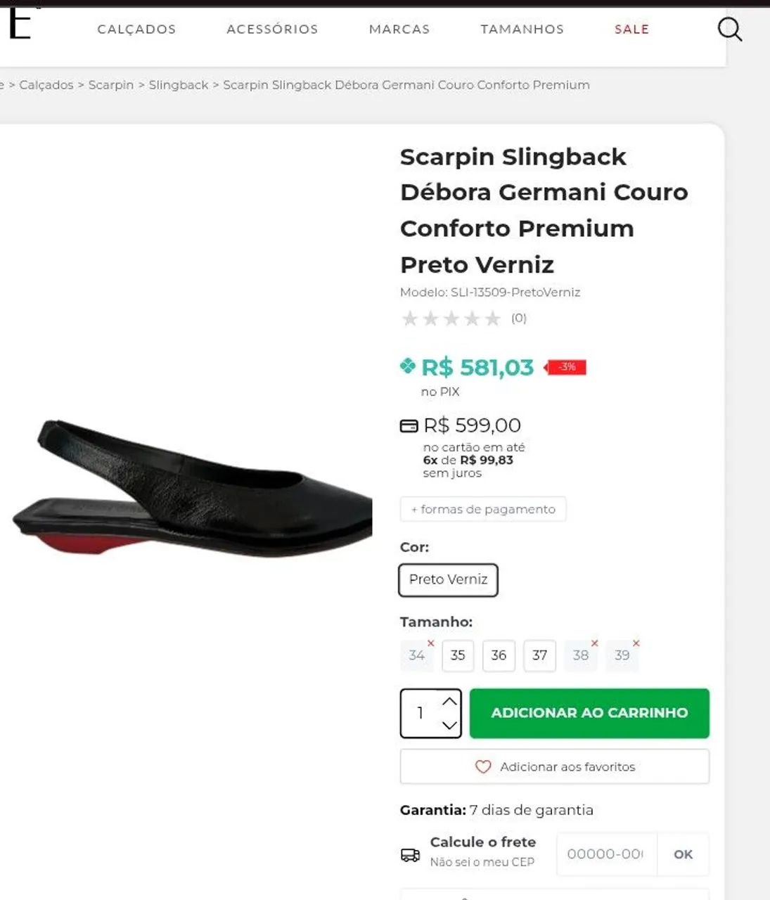 Sandália Scarpin Slingback  - Foto 5
