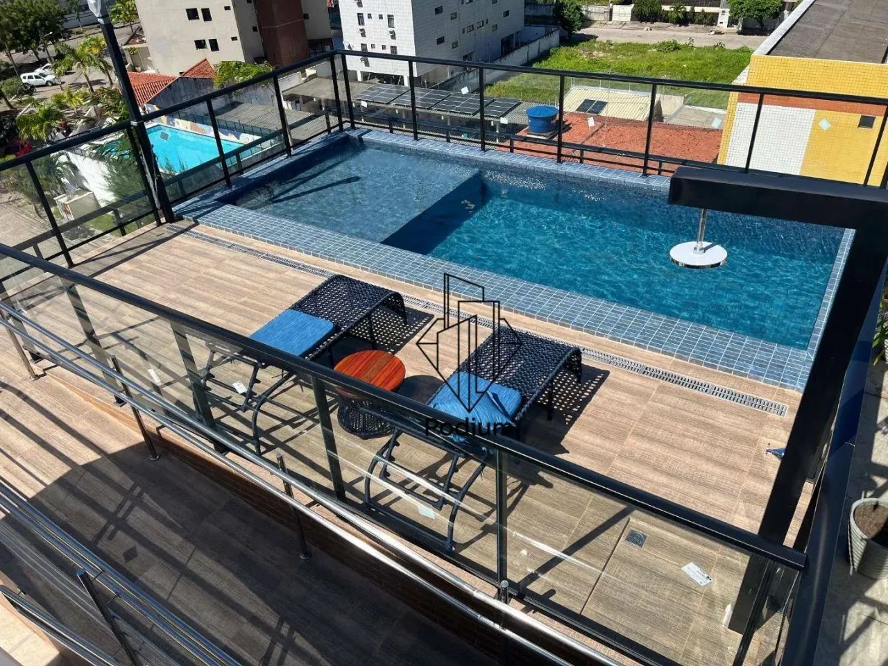 Flats Studio com varanda/sacada a 450m da praia de Intermares - FL0278