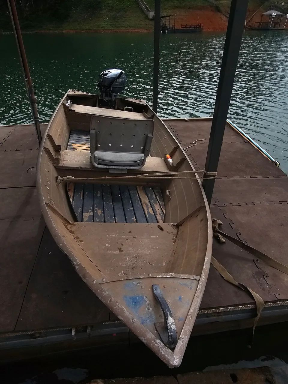 Bote / Barco de alumínio 4,50 - Motor HIDEA 15HP em estado de zero - Foto 3